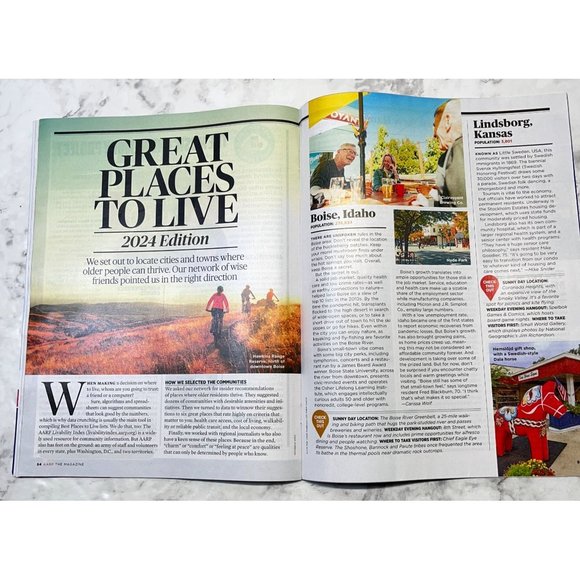 AARP Magazine December 2023 January 2024 Best Places Ringo Starr Patrick Stewart - Picture 8 of 9